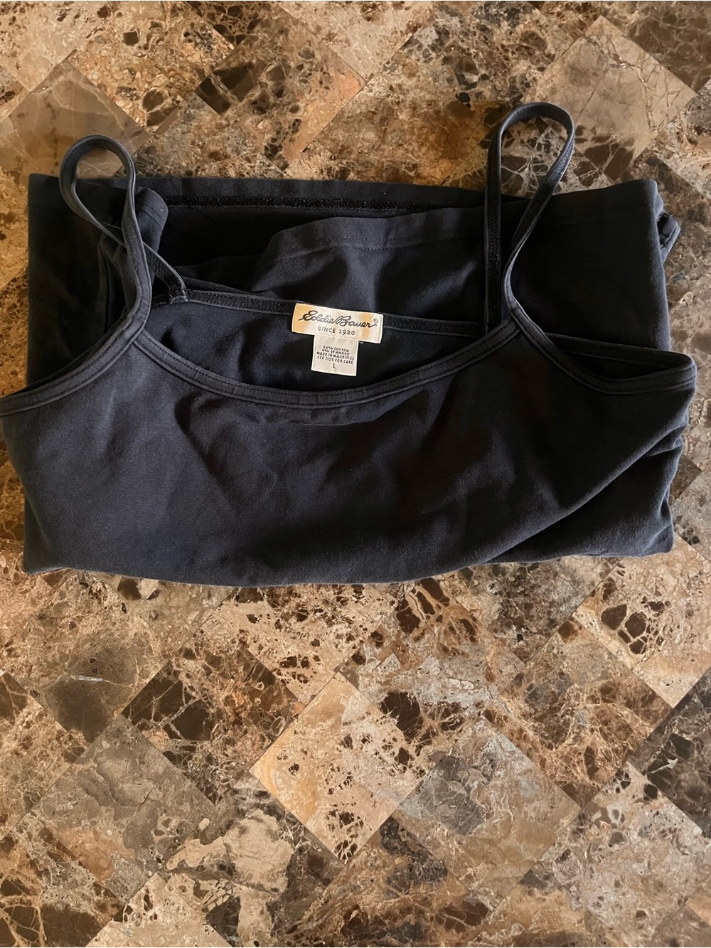 Eddie Bauer Black Spaghetti-Strap Camisole - Picture 3 of 3